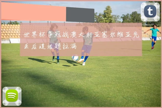 世界杯争冠战澳大利亚塞尔维亚先丢后追话题拉满